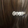 Assorted Chelsy Slogan Diamante and Pearl Hair Clip<IKRUSH Hot