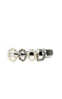 Assorted Chelsy Slogan Diamante and Pearl Hair Clip<IKRUSH Hot