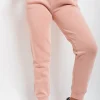 Baby pink Colette Elastic Waist Drawstring Trouser<IKRUSH Online