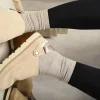 Beige Delilah Faux Fur Slingback Closed Toe Clogs<IKRUSH Fashion