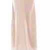 Beige Estella Lightweight High Waisted Maxi Skirt<IKRUSH New