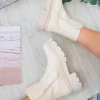 Beige Vida Chunky Ankle Boots<IKRUSH Sale