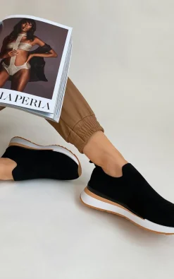 Black Darla Sock Trainers<IKRUSH Clearance