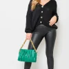 Black Diana V-Neck Button Down Knitted Cardigan<IKRUSH Fashion