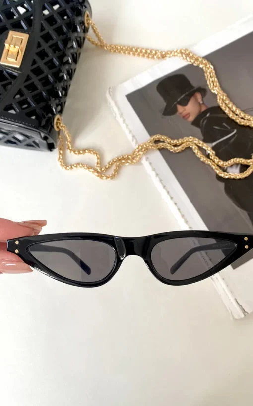 Black Emery Cat Eye Sunglasses<IKRUSH Fashion
