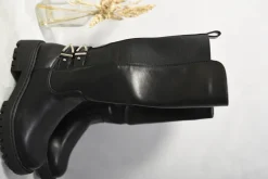 Black Lira Double Buckle Kids Boots<IKRUSH Clearance