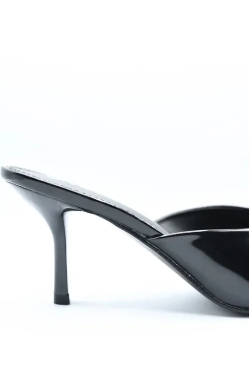 Black Mariana Pointed Toe Slip-on High Heels<IKRUSH Sale