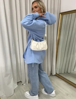 Blue Miranda All We Need Is Love Oversized Hoodie<IKRUSH Hot