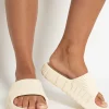 Bone white Nancie Open Toe Breathable Sandals<IKRUSH Clearance