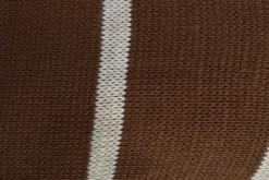 Brown Priscilla Long Sleeve Striped Knitted Dress<IKRUSH Outlet