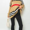 Camel Ava Oversized Striped Long Sleeve Knitted Jumper<IKRUSH Best