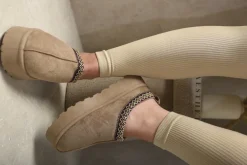 Camel Jolene Aztec Detail Low Ankle Platform Slipper Boots<IKRUSH Discount