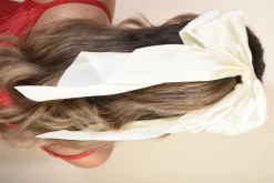 Cream Winona Elegant Big Bow Hair Clips<IKRUSH Hot