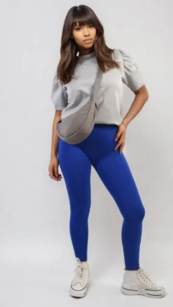 D.blue Braylee High Waisted Wide Band Leggings<IKRUSH Hot