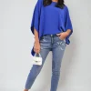 Denim Aurelia Pearl Rhinestone Skinny Jeans<IKRUSH Fashion