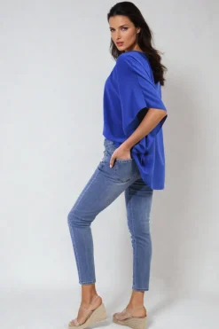 Denim Aurelia Pearl Rhinestone Skinny Jeans<IKRUSH Fashion