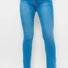 Denim Camilla High Waisted Frayed Hem Skinny Jeans<IKRUSH New