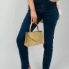 Denim Clara Straight Leg High Waist Jeans<IKRUSH Clearance