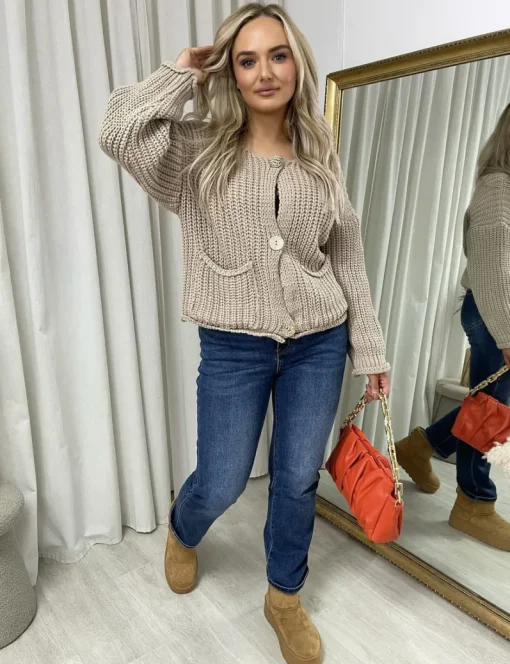 Denim Kathryn Straight Leg High Waist Jeans<IKRUSH Fashion