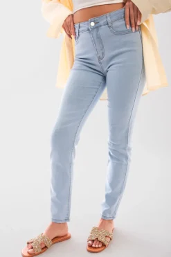 Denim Luna High Waisted Skinny Fit Jeans<IKRUSH Best