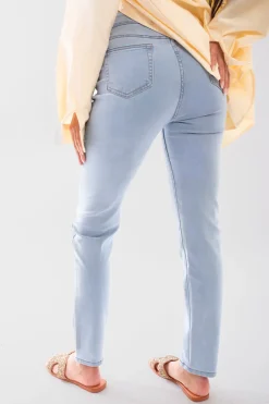 Denim Luna High Waisted Skinny Fit Jeans<IKRUSH Best