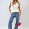 Denim Margaret Loose Straight Leg Jeans<IKRUSH Discount