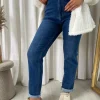 Denim Mariela High Waisted Acid Wash Jeans<IKRUSH Best