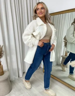 Denim Mariela High Waisted Acid Wash Jeans<IKRUSH Best