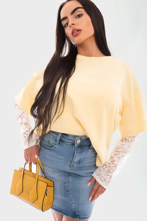 Denim Olivia High Waisted Mini Skirt<IKRUSH Best