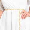 Gold Rosie Gold Metal Thick Chain Chunky Links Fashion Belt<IKRUSH Sale