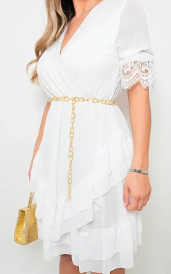 Gold Rosie Gold Metal Thick Chain Chunky Links Fashion Belt<IKRUSH Sale