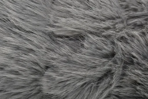 Grey Shayna Faux Fur Winter Jacket<IKRUSH Hot