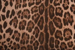 Leopard Fatima Printed Deep Cowl Neck Backless Maxi Dress<IKRUSH Online