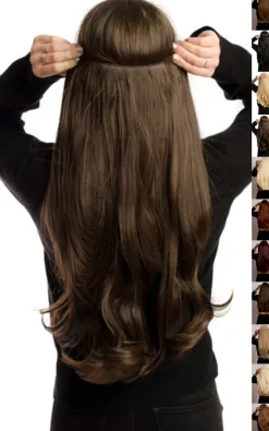 Light blonde Intense Volume Flicky Clip In Hair Extensions<IKRUSH Fashion