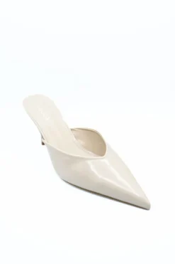 Nude Mariana Pointed Toe Slip-on High Heels<IKRUSH Online