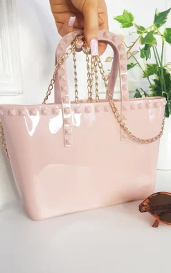 Nude Nina Stud Detail Cross Body Bag<IKRUSH Online