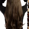 Pure blonde Intense Volume Flicky Clip In Hair Extensions<IKRUSH Online