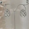 Silver Zahra Embellished Earrings<IKRUSH Discount