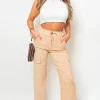 Stone Florence Cargo Pocket Trousers<IKRUSH New