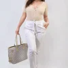 White Delilah Casual Drawstring Trousers<IKRUSH New