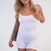 White Imelda Strappy Fitted Bodysuit<IKRUSH Discount