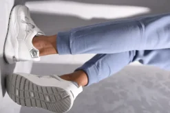 White Janessa Low-Top Lace-Up Trainers<IKRUSH Discount