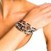 White Kiki Leopard Print Bracelet<IKRUSH Clearance