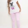 White Merryn Short Sleeve Bear Print Top<IKRUSH Clearance