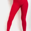 Wine Francesca High Waist Yoga Pants Tummy Control Leggings<IKRUSH Discount