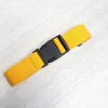 Yellow Ally Fabric Buckle Belt<IKRUSH Outlet